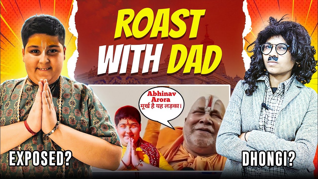 Roast with Dad 🍻| ft.Abhinav Arora| Pakda gaya🧐 @sancysagar89