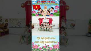 Các bé lớp MG 3-4TA4 múa mừng sinh nhật Bác