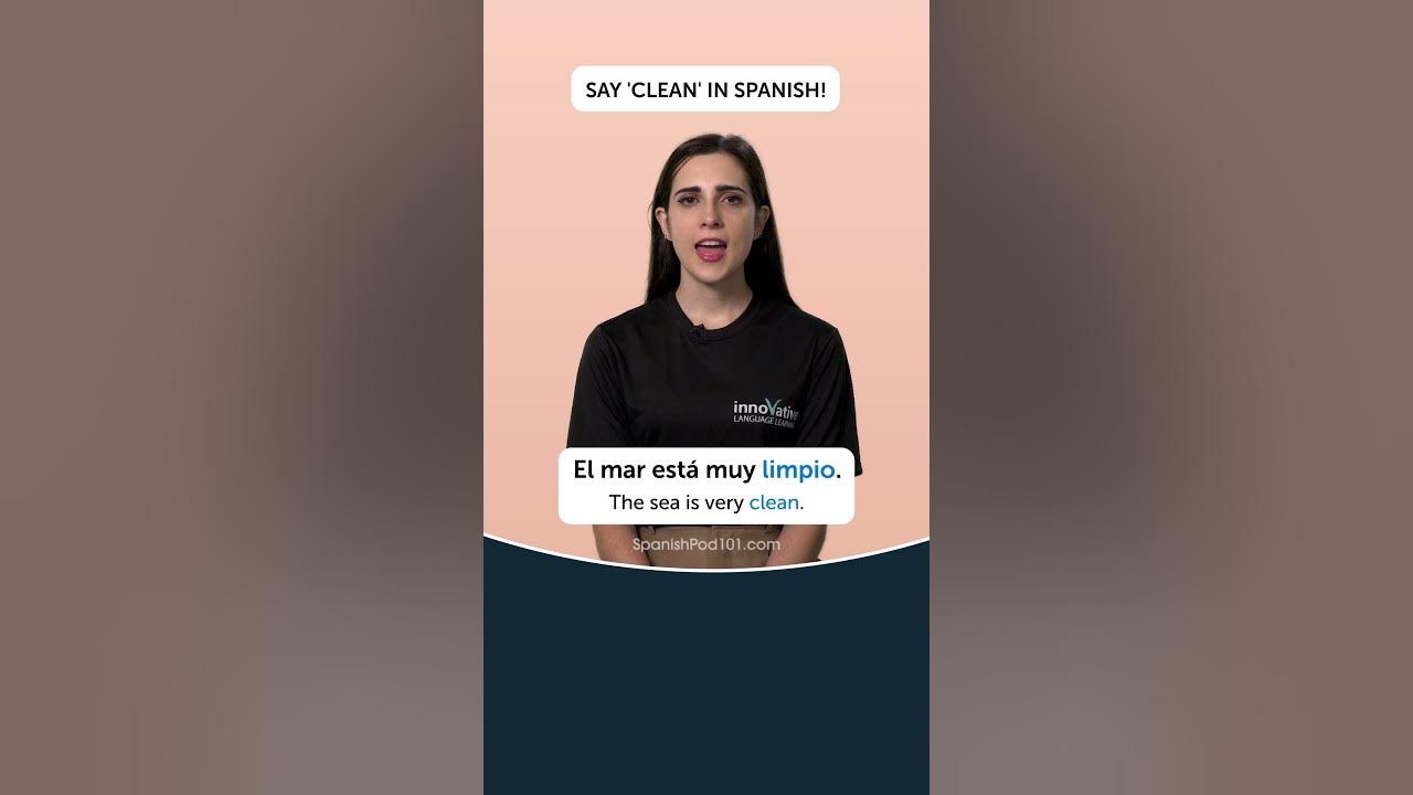 Clean in Spanish 🇲🇽 shorts Spanish YouTube