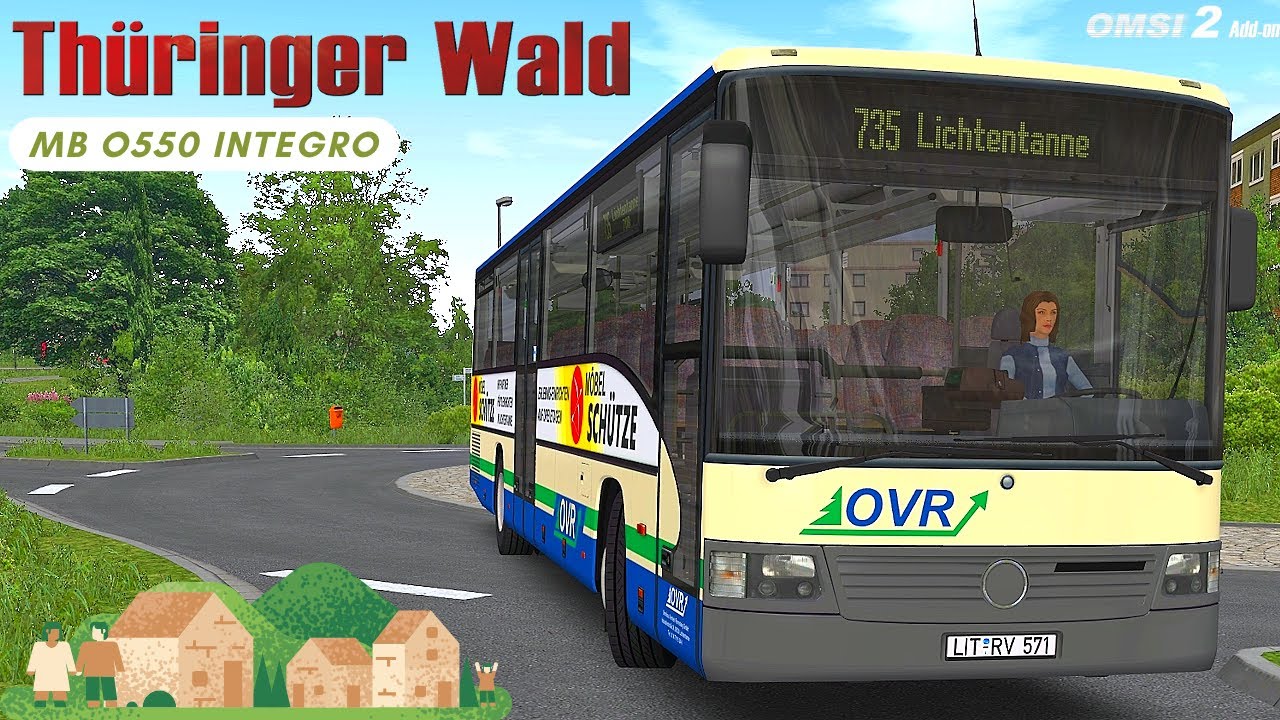 OMSI 2 [60 FPS] - THÜRINGER WALD 🌳 (Preview) | MB O550 INTEGRO 🔥 - Let's Play Omsi 2 [