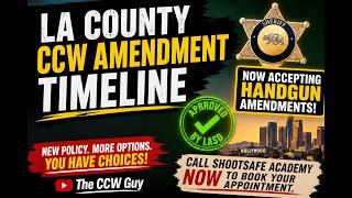 LASD CCW Modification Timeline