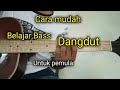 Tutorial Belajar Bass dangdut untuk pemula//Mudah di pahami