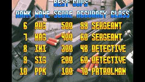 Intro-Demo - Lethal Enforcers (Europe, SNES)