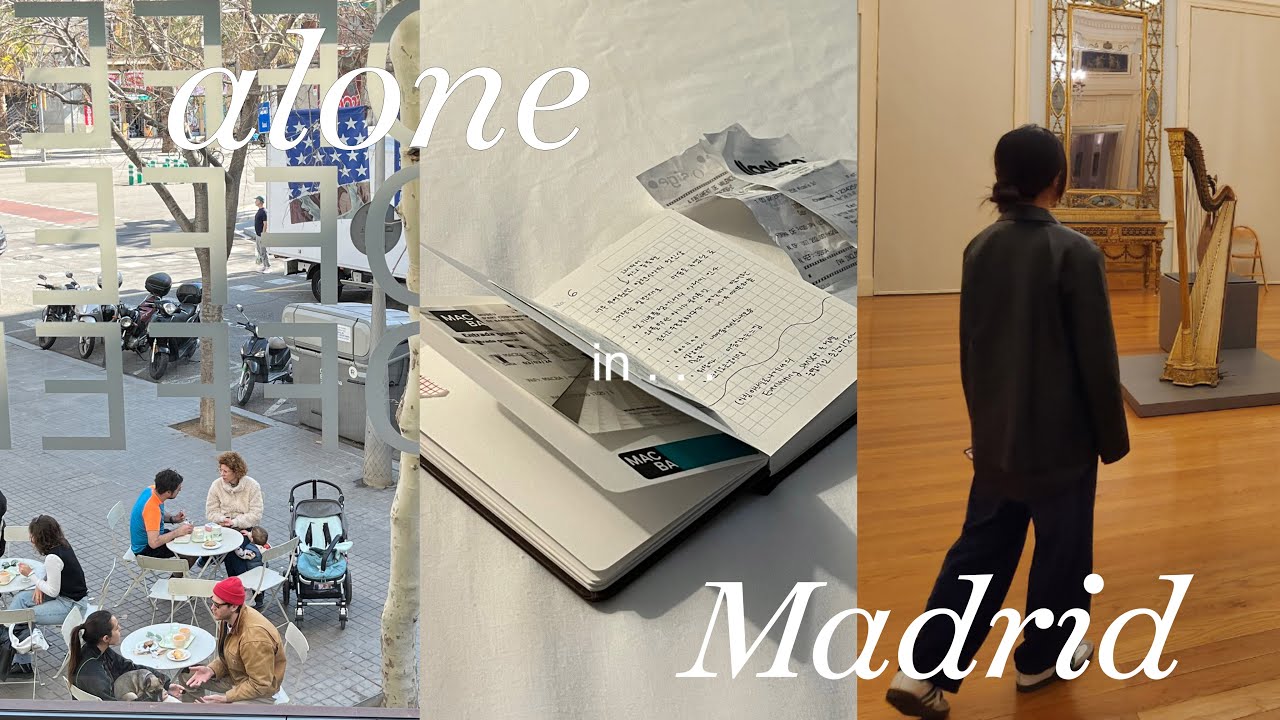 마드리드 혼자 여행 🇪🇸 : 내취향 카페 투어 ☕️ · 요즘 하는 생각들 💭 혼자서도 재밌게 여행하는 법 · 조성진 공연