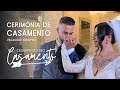 Cerimônia de casamento no Villaggio Europeo, Rari e Fábio 