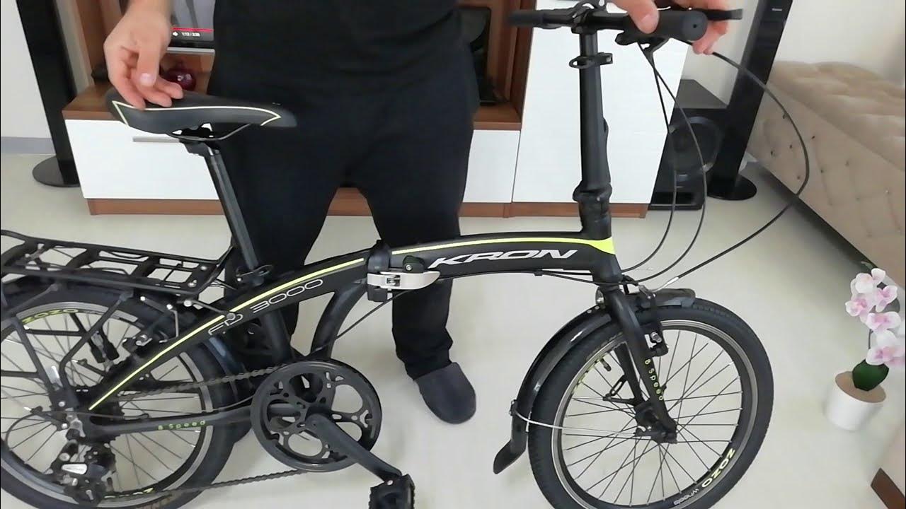 KRON FD 3000 Katlanır Bisiklet incelemesi - YouTube