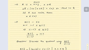 Factor Ring ( Part-2 )