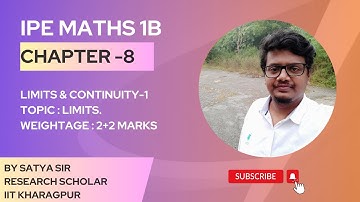IPE MATHS 1B | TS & AP Students| Limits & Continuity | Weightage 2+2 Marks|  Part-1