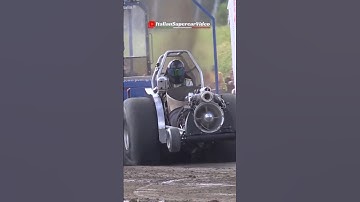 🚀 Hot Iron Helicopter Turbine - Mini Modified at Padulle Tractor Pulling 2025 #Shorts