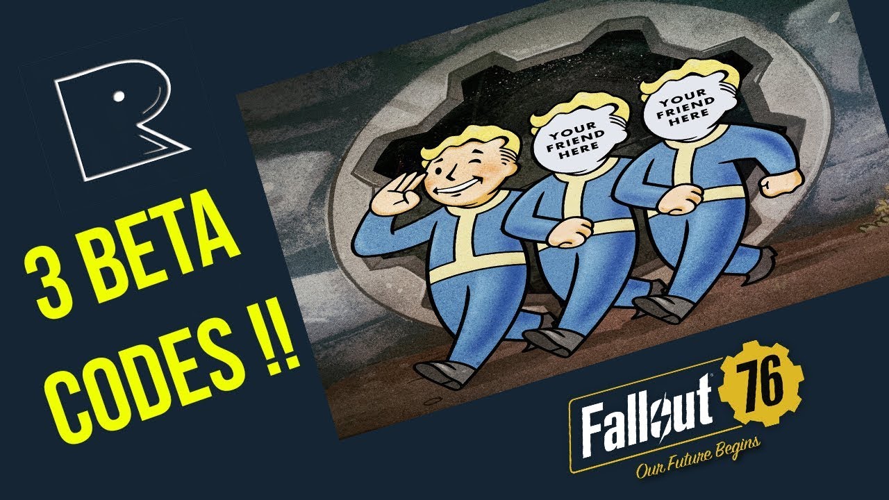 Fallout 76 B.E.T.A Codes Giveaway !!!