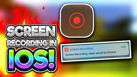 SCREEN RECORDING IN iOS!! No Jailbreak, No Computer, No App Install!