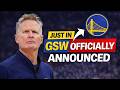 🚨 GSW OFFICIALLY ANNOUNCED! WARRIORS MAKE SHOCKING DECISION THAT STUNS FANS! 🏀