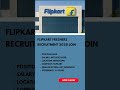 Flipkart Freshers Recruitment 2025| Join | Link in Description | #job #shots #Flipkart