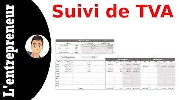 Faire un suivi de TVA sur Excel
