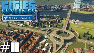 Cities: Skylines Mass Transit #11 - DOUBLE ROUNDABOUT!