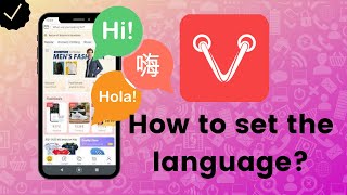 How to set the language in Voghion? screenshot 4