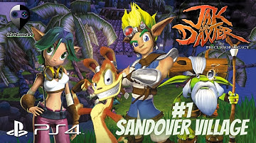 Jak and Daxter: The Precursor Legacy HD (PS4) Walkthrough Part 1: Sandover Village