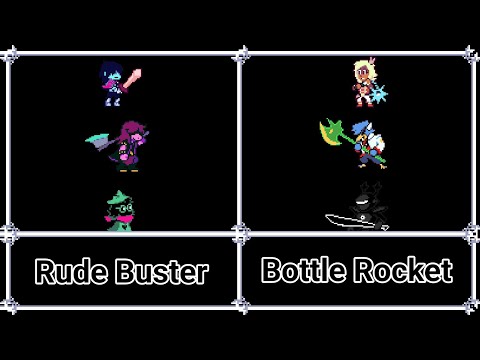 Rude Buster x Bottle Rocket (Deltarune x Deltaswap mashup)