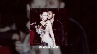 the weeknd -  in your eyes (sped up)