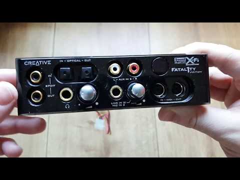 Retro Unboxing | Creative Sound Blaster X-Fi Fatal1ty Platinum + I/O Drive