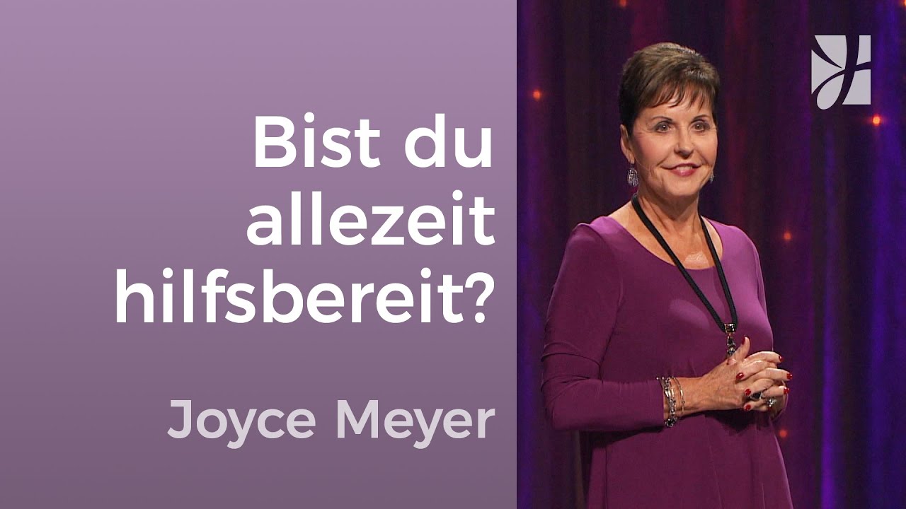 BEREIT Geh durchs Leben mit offenen Augen für andere Joyce Meyer