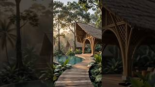 Luxury Biophilic Eco-Resort Design Ideas 🌴 | 3D Architecture #shorts
