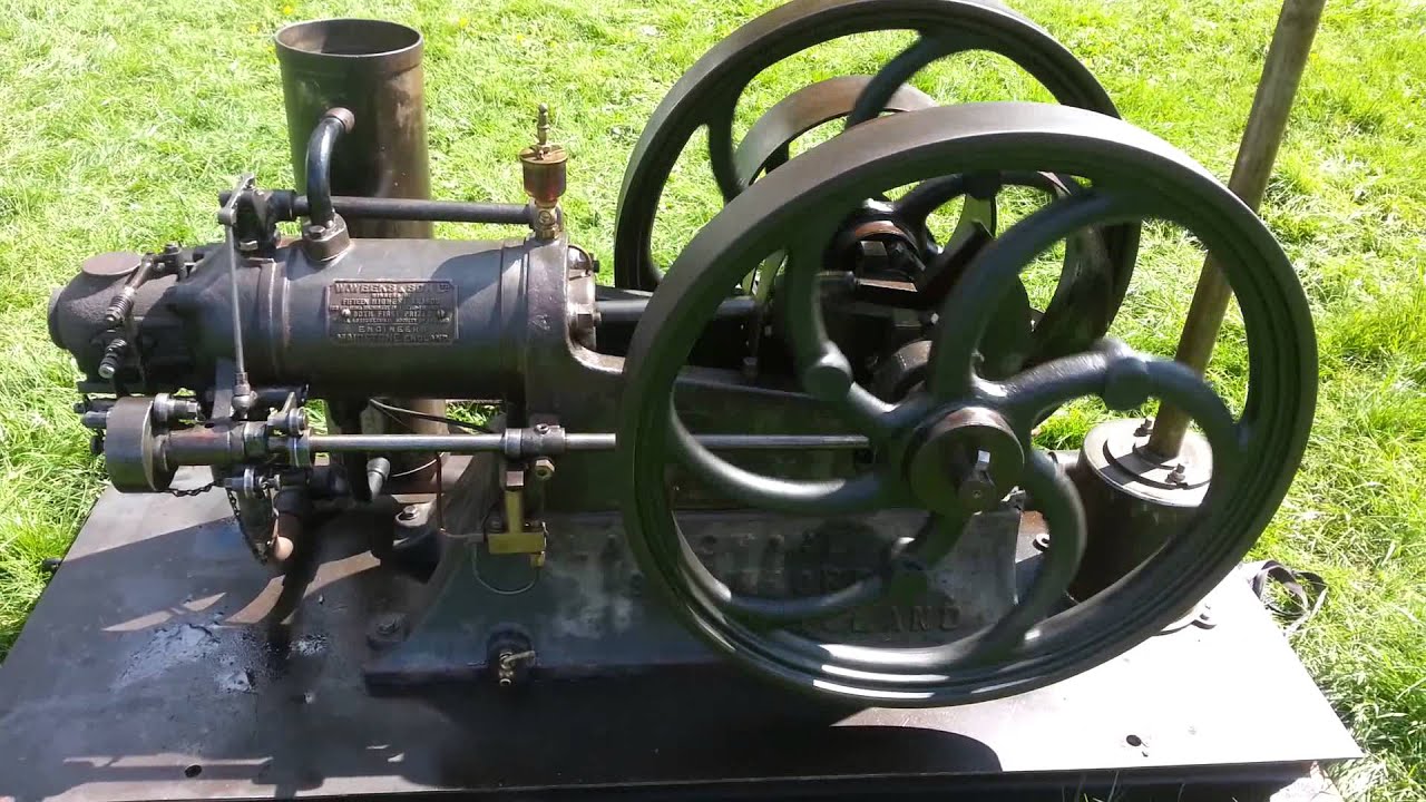 Blackstone hot bulb oil engine YouTube