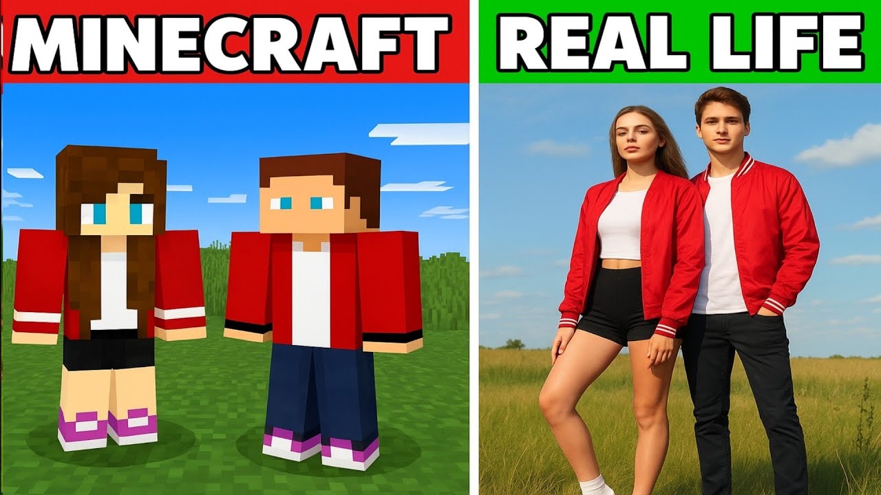 Minecraft characters in Real Life – Realistic Transformations (No ...