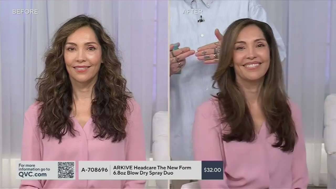 ARKIVE Headcare The New Form 6.8oz Blow Dry Spray Duo on QVC