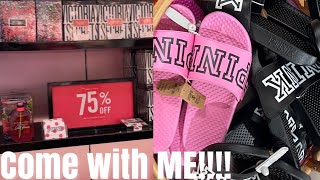 Victoria’s Secret  PINK WALK THROUGH  75% Off PERFUMES+ FREE PANTIES !