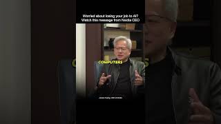 Jensen Huang reframes the dominant narrative around artificial intelligence and job security. He hig