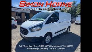 Great Value used Ford Transit Custom vans for sale VanSalesScotland