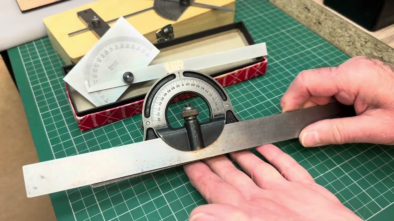 Starrett C183 Protractor, and a surprising problem. 
