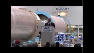 NASA Administrator Visits ULA's Decatur Facility