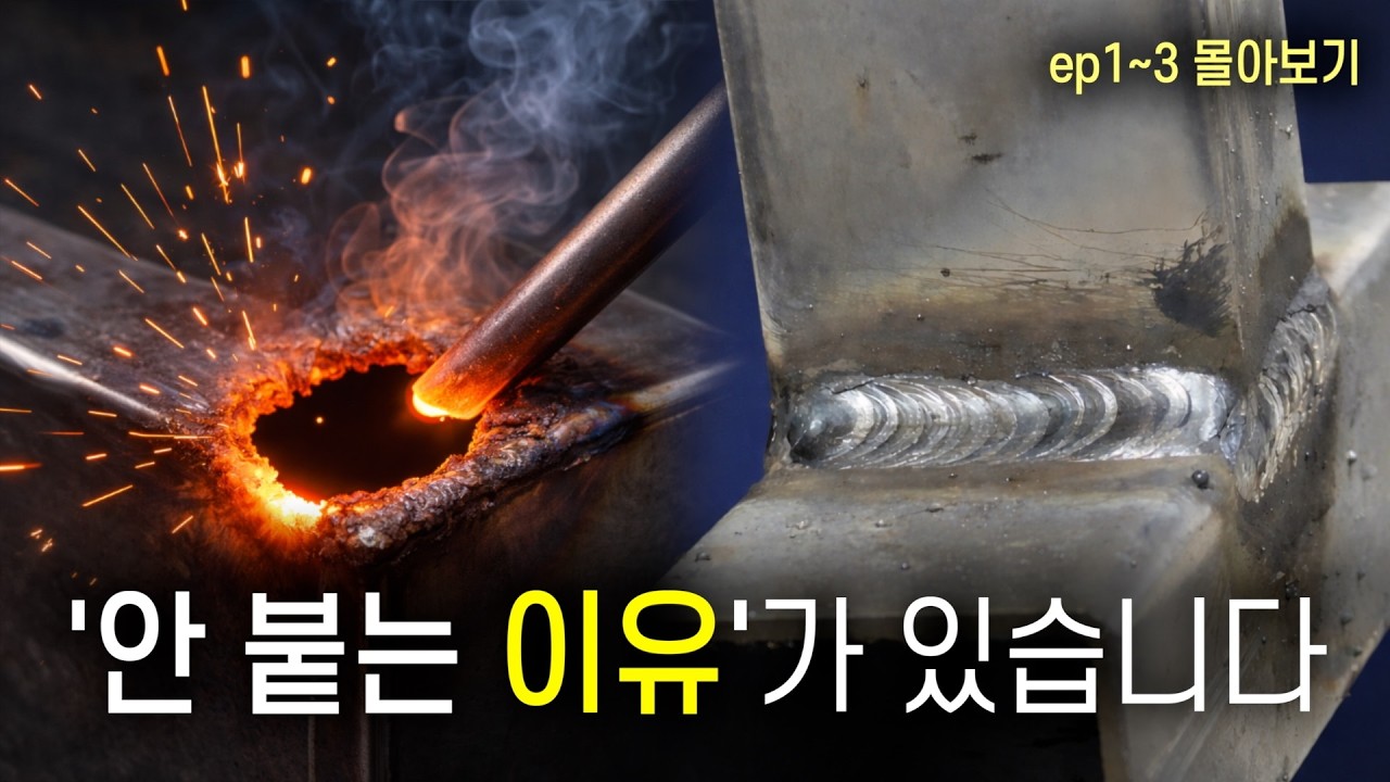 가장 빠르게 용접을 배우는 유일한 방법(ep1~3 몰아보기)