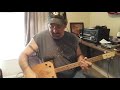 cigar box guitar - open E