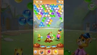Bubble Pop Forest Rescue Level 32 no booster [Gameplay Walkthrough] optimized for smartphones