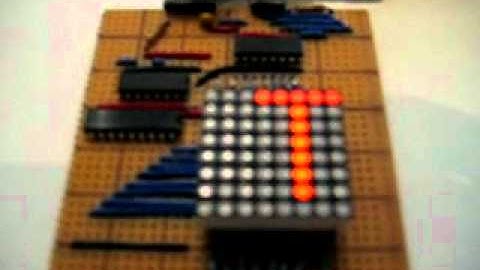 Dual 8x8 LED Matrix v0.1