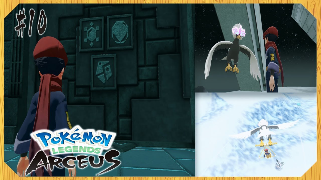 Pokemon Legends: Arceus Walkthrough Part #10 Snowpoint Temple