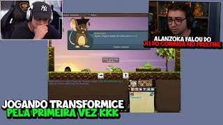 ALANZOKA FALANDO DO X1 NO FREEFIRE DO CORINGA + CORINGA JOGANDO TRANSFORMICE!