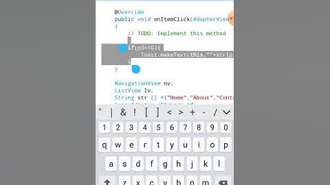 Android  AIDE  Studio   Navigation Drawer Tutorial Part No 4