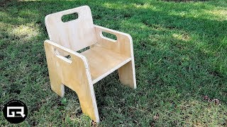 SILLA PARA NIÑOS DE MADERA / CHILDREN'S CHAIR