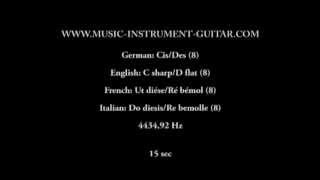 Tempered note - C sharp/D flat 8