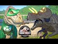 Batman Ultimasaurus vs Green Lantern T-REX Dinosaurs Fight 🌍 Jurassic World Evolution