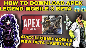 HOW TO DOWNLOAD APEX LEGEND MOBILE NEW BETA VERSION | FIRST GAMEPLAY APEX LEGEND MOBILE NEW 3 BETA