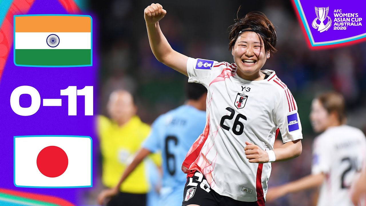 Japan hit ELEVEN to go top of the group! | India - Japan | Highlights | AFC Women's Asian Cup™