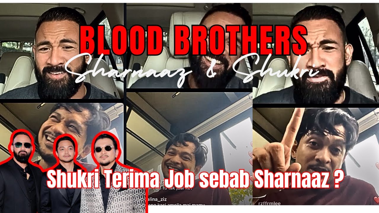 LIVE SHARNAAZ & SHUKRI YAHAYA - BLOOD BROTHERS GEGAR WAYANG ? LAMA SYAFIQ KEJAR MIMI - MAMU & SHUKRI