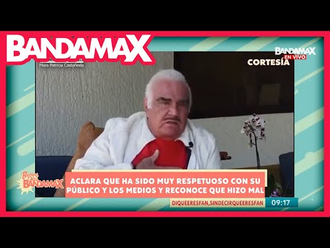 ¡Vicente Fernández ofrece disculpas por tocar inapropiadamente a una fan! | Buenos días Bandamax
