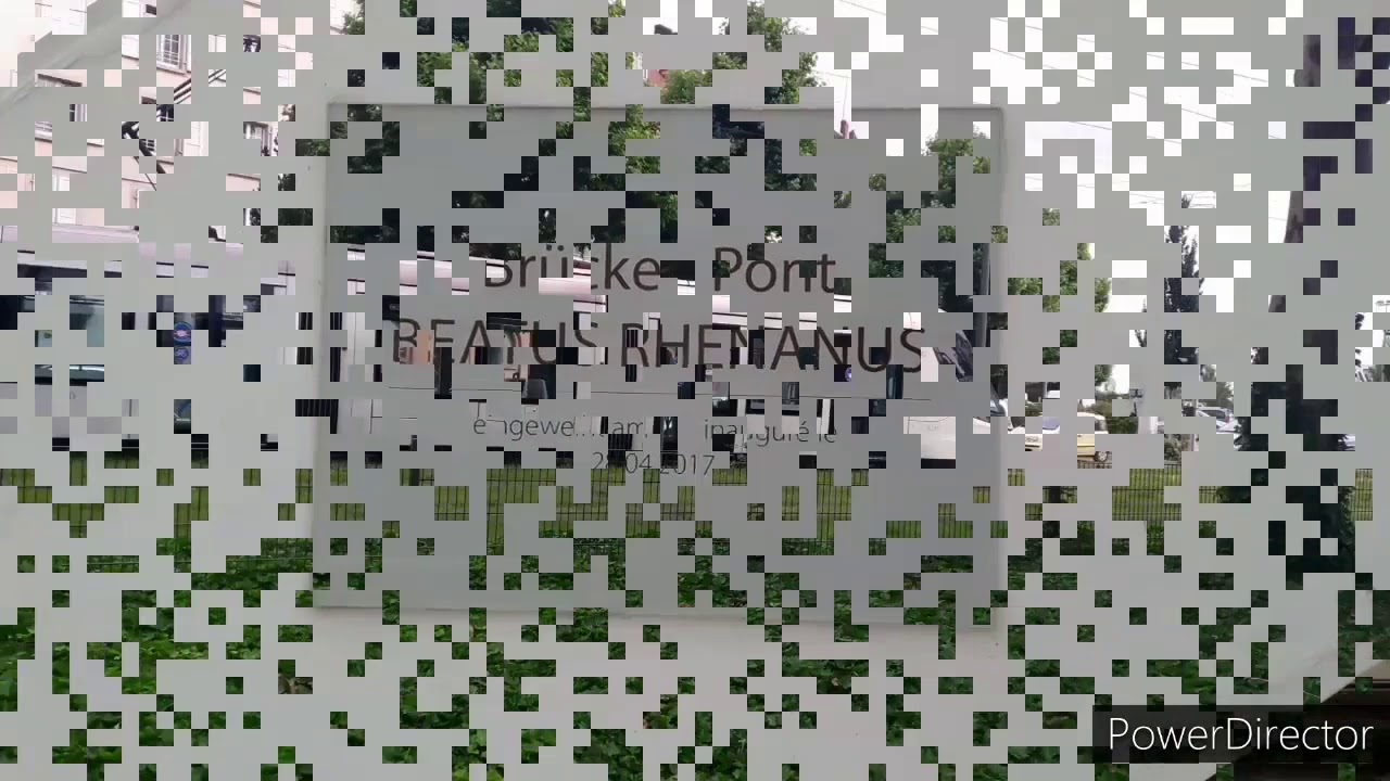 Strasbourg -Pont-Beatus rhenanus جسر