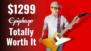 The $1299 Korina Epiphone Explorer is TOTALLY worth it
